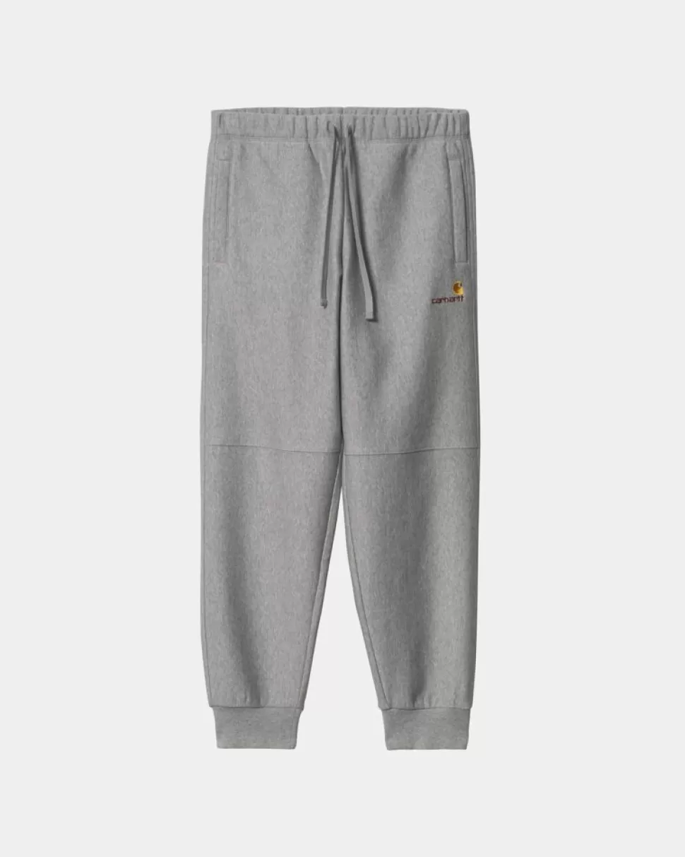 Carhartt WIP American Script Joggingbukser | Gra Lyng Cheap