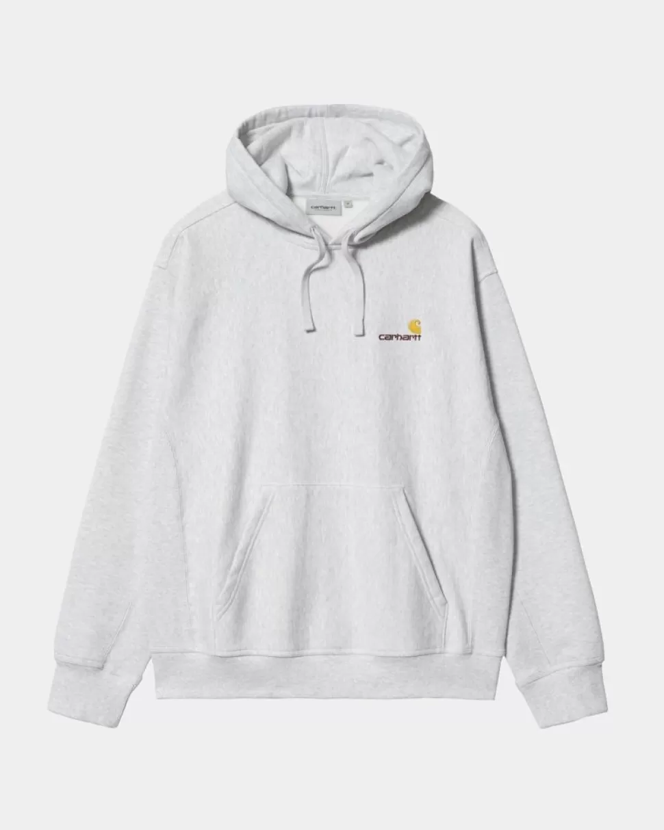 Carhartt WIP American Script Sweatshirt Med Haette | Ask Heather Cheap