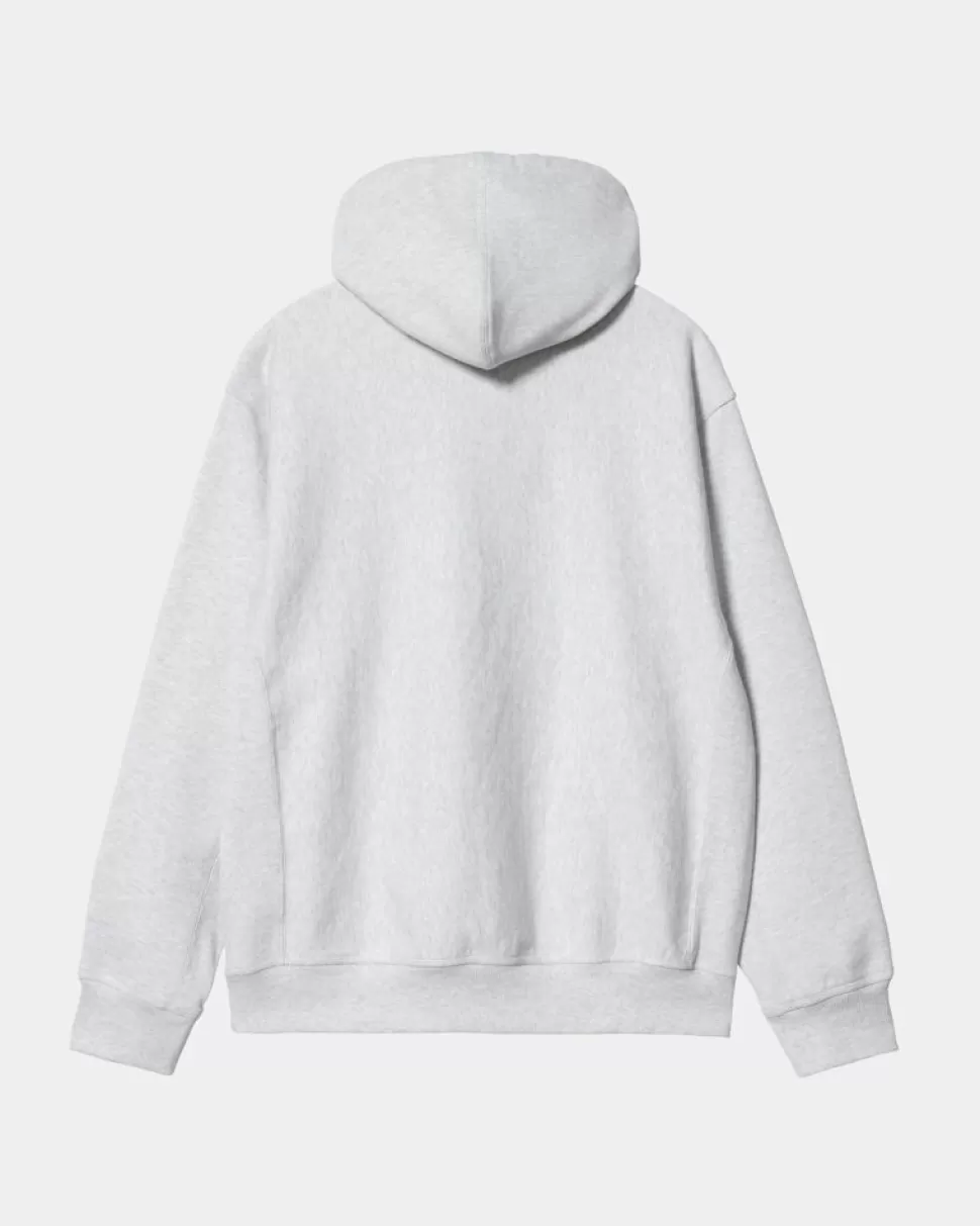 Carhartt WIP American Script Sweatshirt Med Haette | Ask Heather Cheap