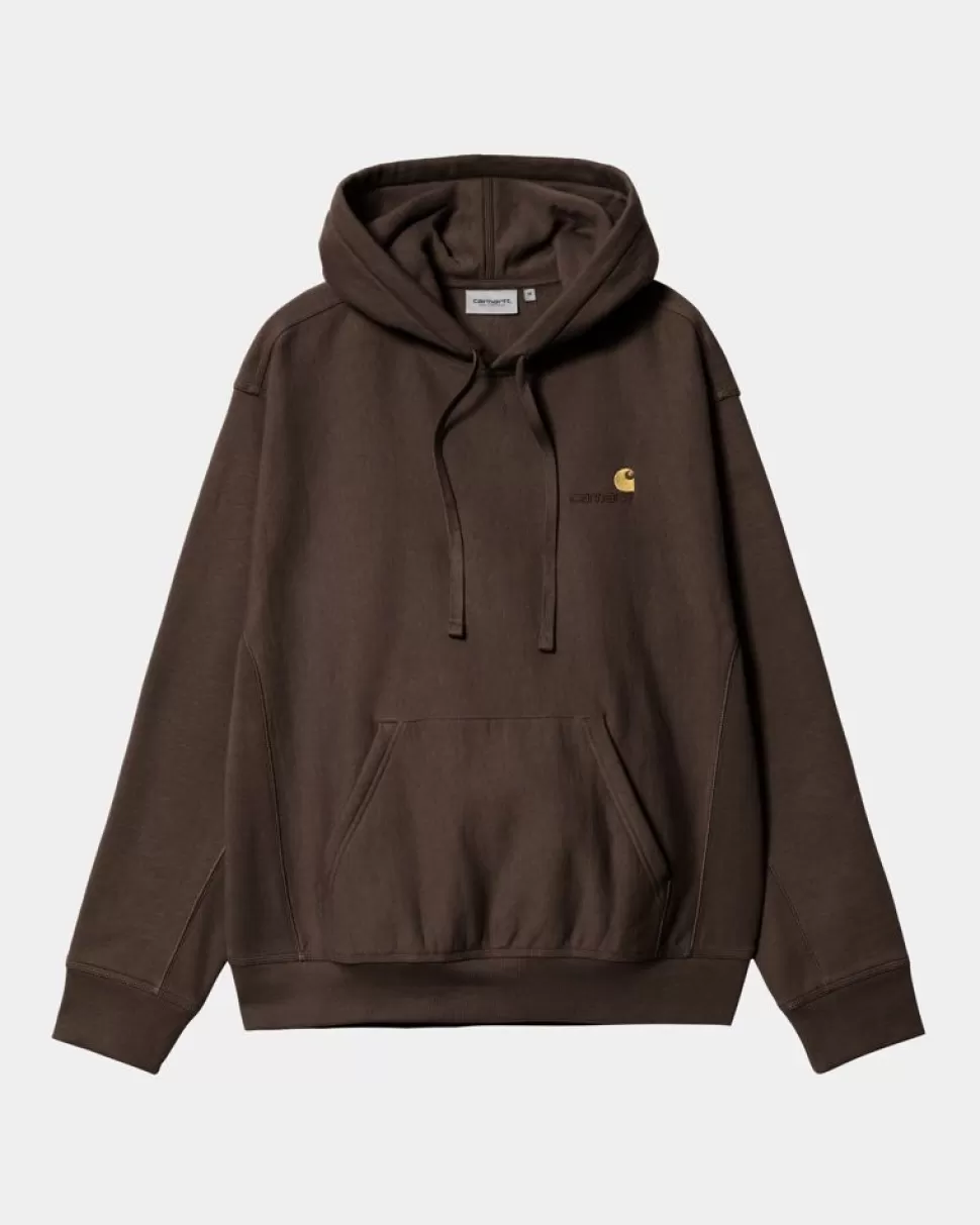 Carhartt WIP American Script Sweatshirt Med Haette | Tobak Fashion