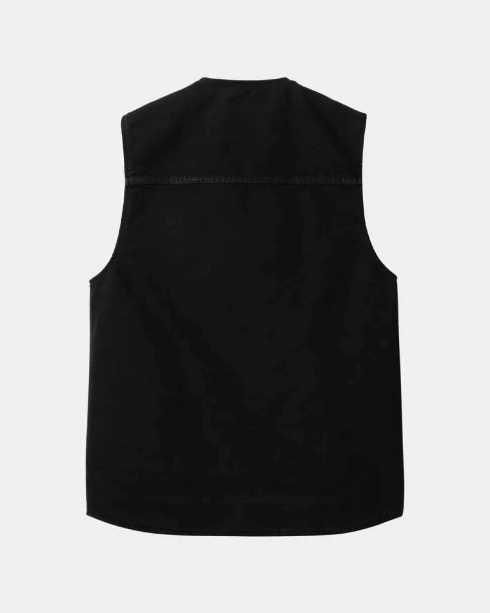 Carhartt WIP Arbor Vest | Sort (Aeldet Laerred) Online