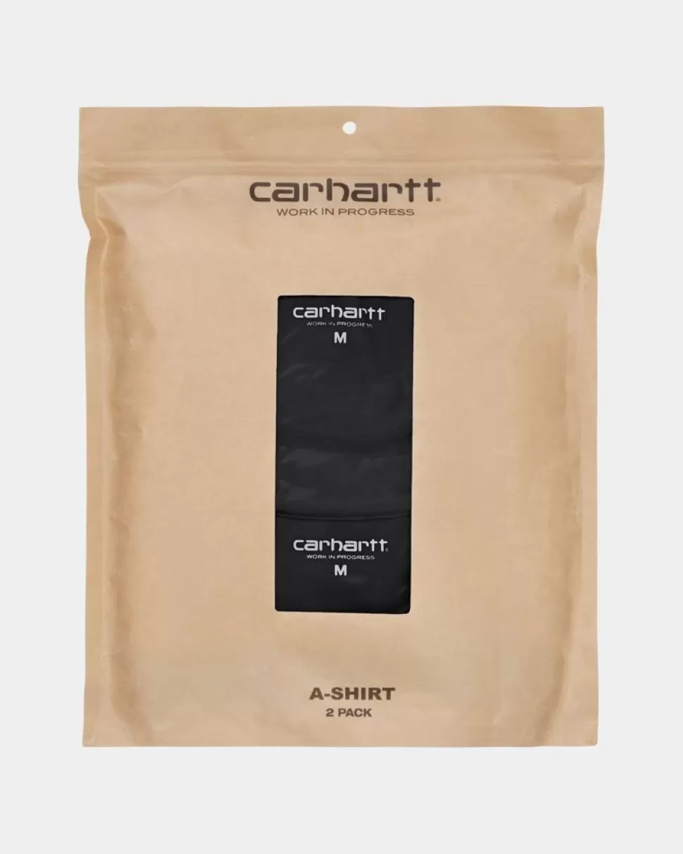 Carhartt WIP A-Skjorte (2-Pak) | Sort + Sort Cheap