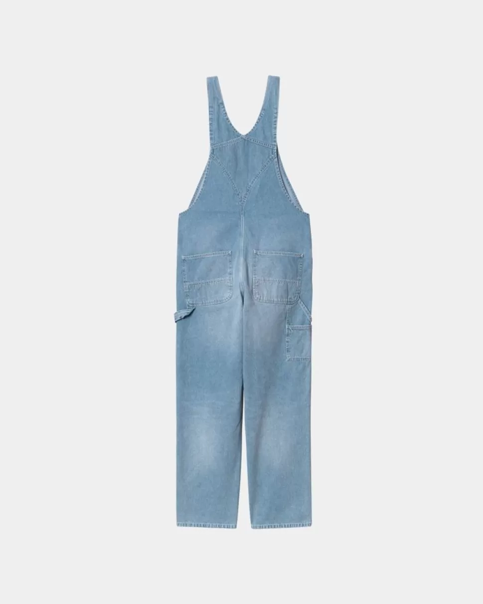 Carhartt WIP Bib Overall - Denim | Bla (Lys Aegte Vasket) Cheap