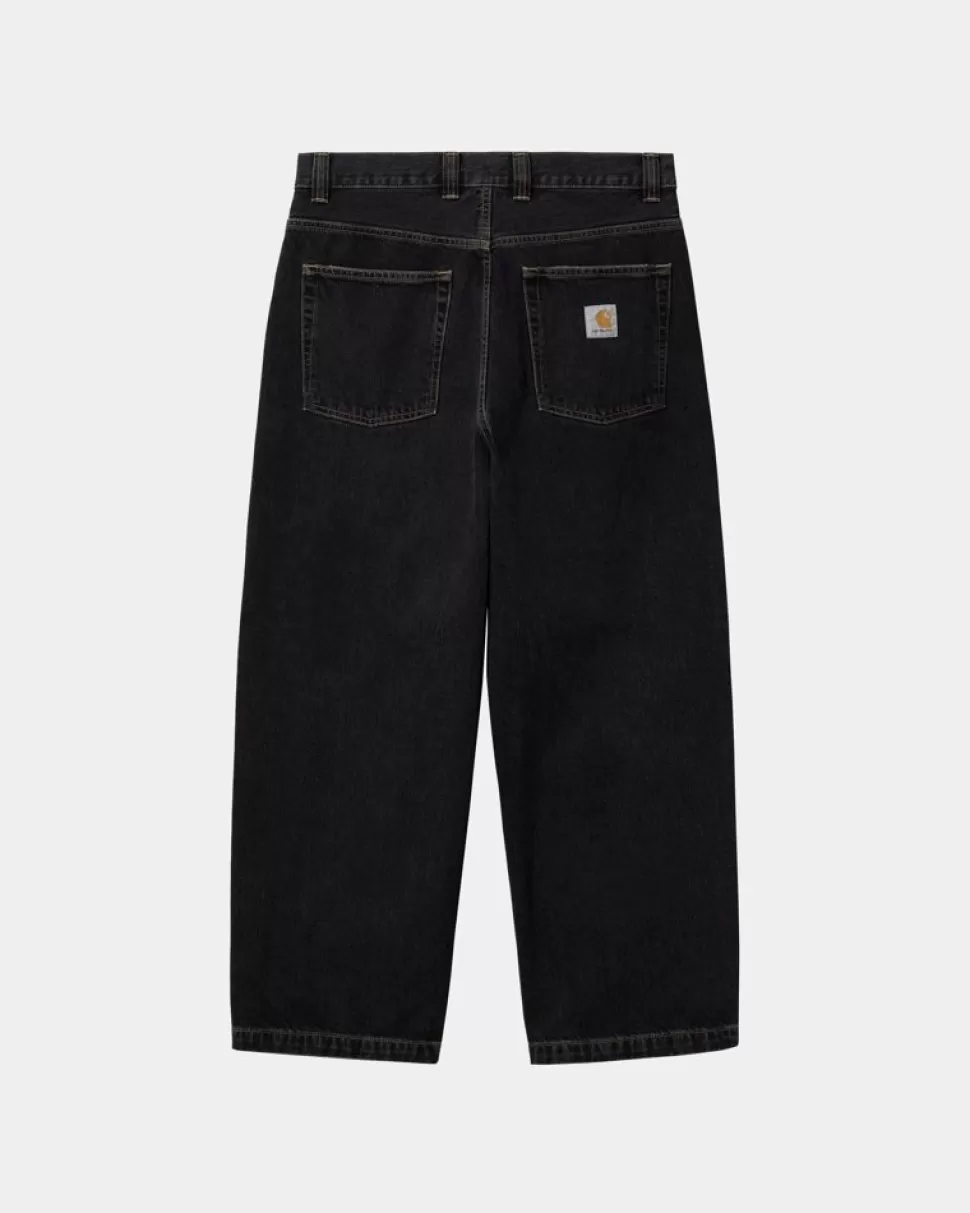 Carhartt WIP Brandon Bukser | Sort (Stenvasket) Clearance