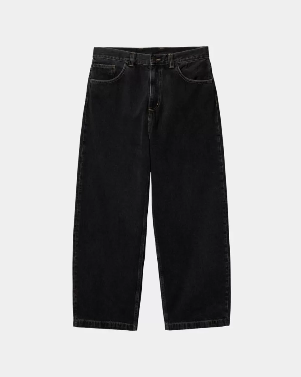 Carhartt WIP Brandon Bukser | Sort (Stenvasket) Clearance