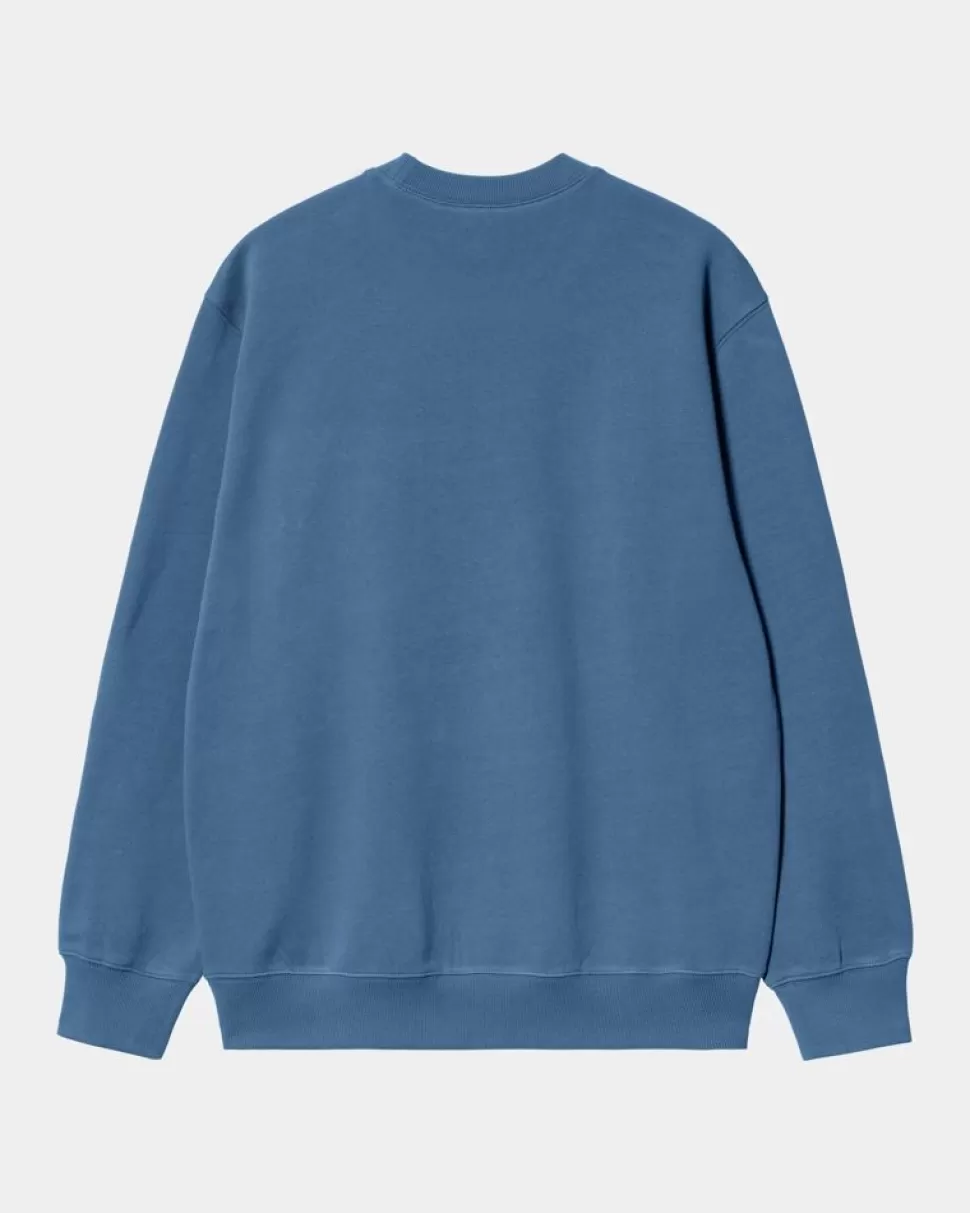 Carhartt WIP Carhartt Sweatshirt | Sorrent / Hvid Hot