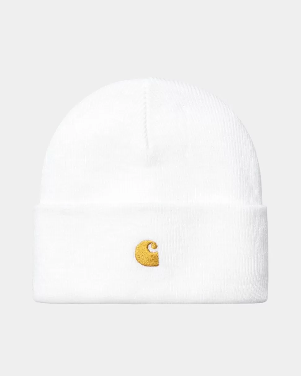 Carhartt WIP Chase Beanie | Hvid Shop