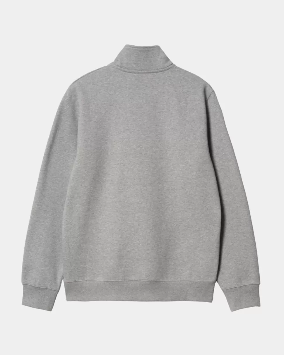 Carhartt WIP Chase Neck Zip Sweatshirt | Gra Lyng Sale