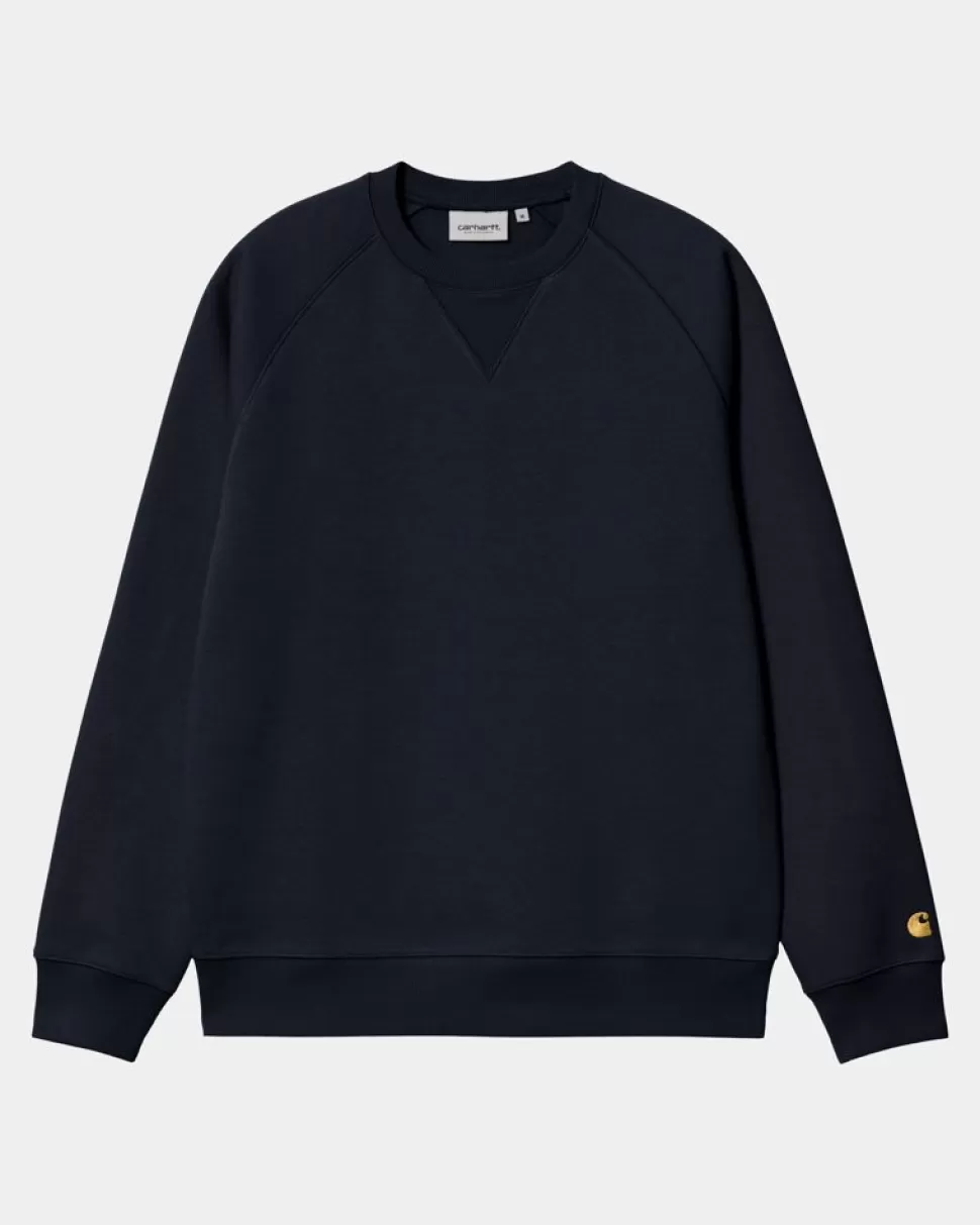 Carhartt WIP Chase Sweatshirt | Dark Navy Discount