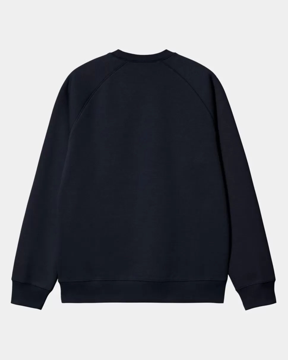 Carhartt WIP Chase Sweatshirt | Dark Navy Discount