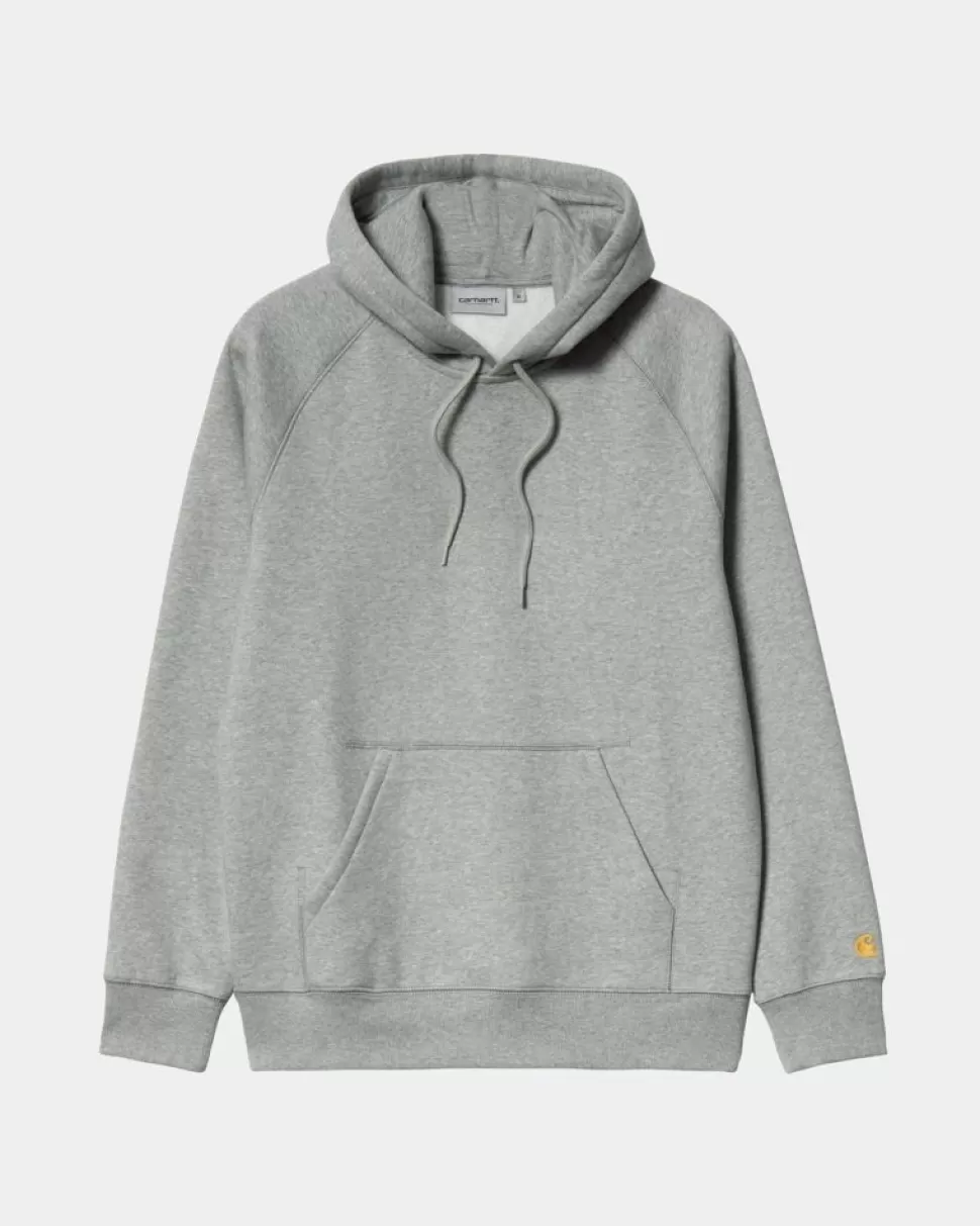 Carhartt WIP Chase Sweatshirt Med Haette | Gra Lyng Online