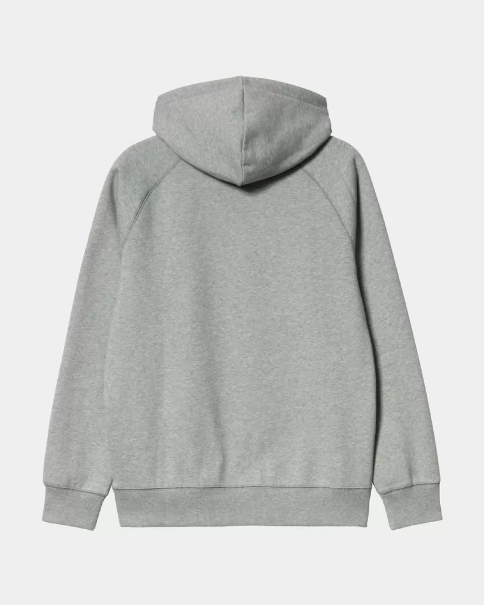 Carhartt WIP Chase Sweatshirt Med Haette | Gra Lyng Online