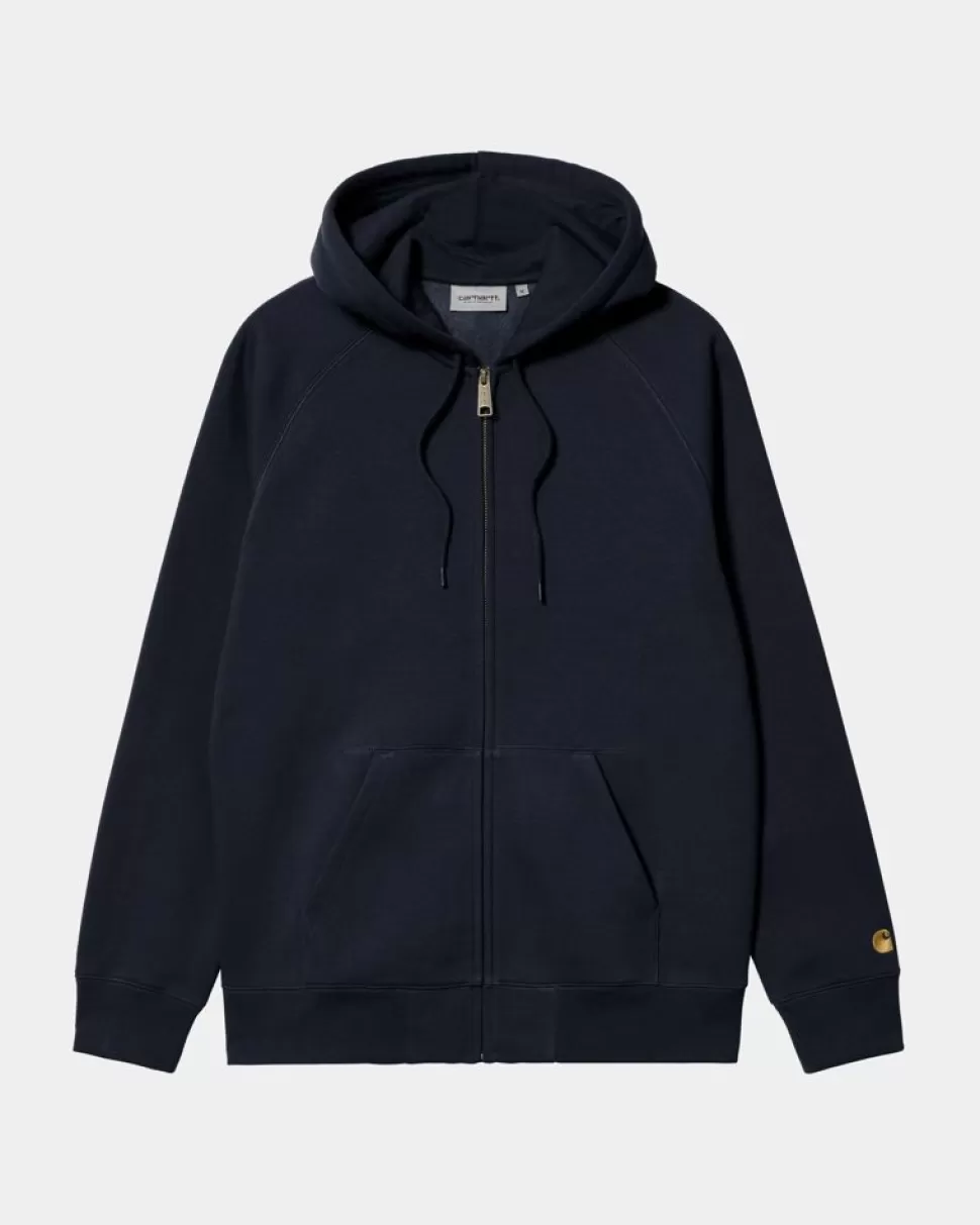 Carhartt WIP Chase-Jakke Med Haette | Dark Navy Flash Sale