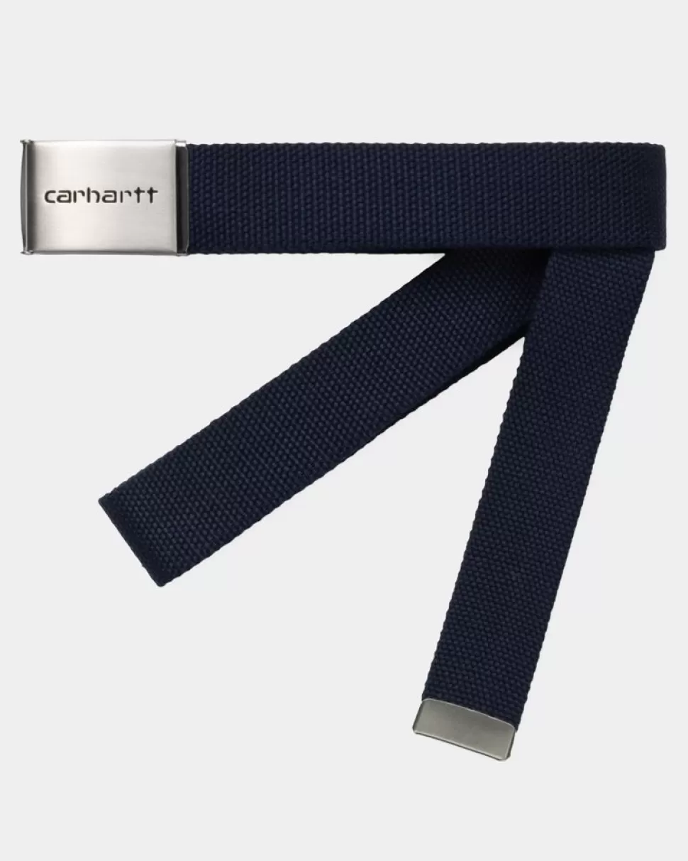 Carhartt WIP Clip Baelte Krom | Dark Navy New