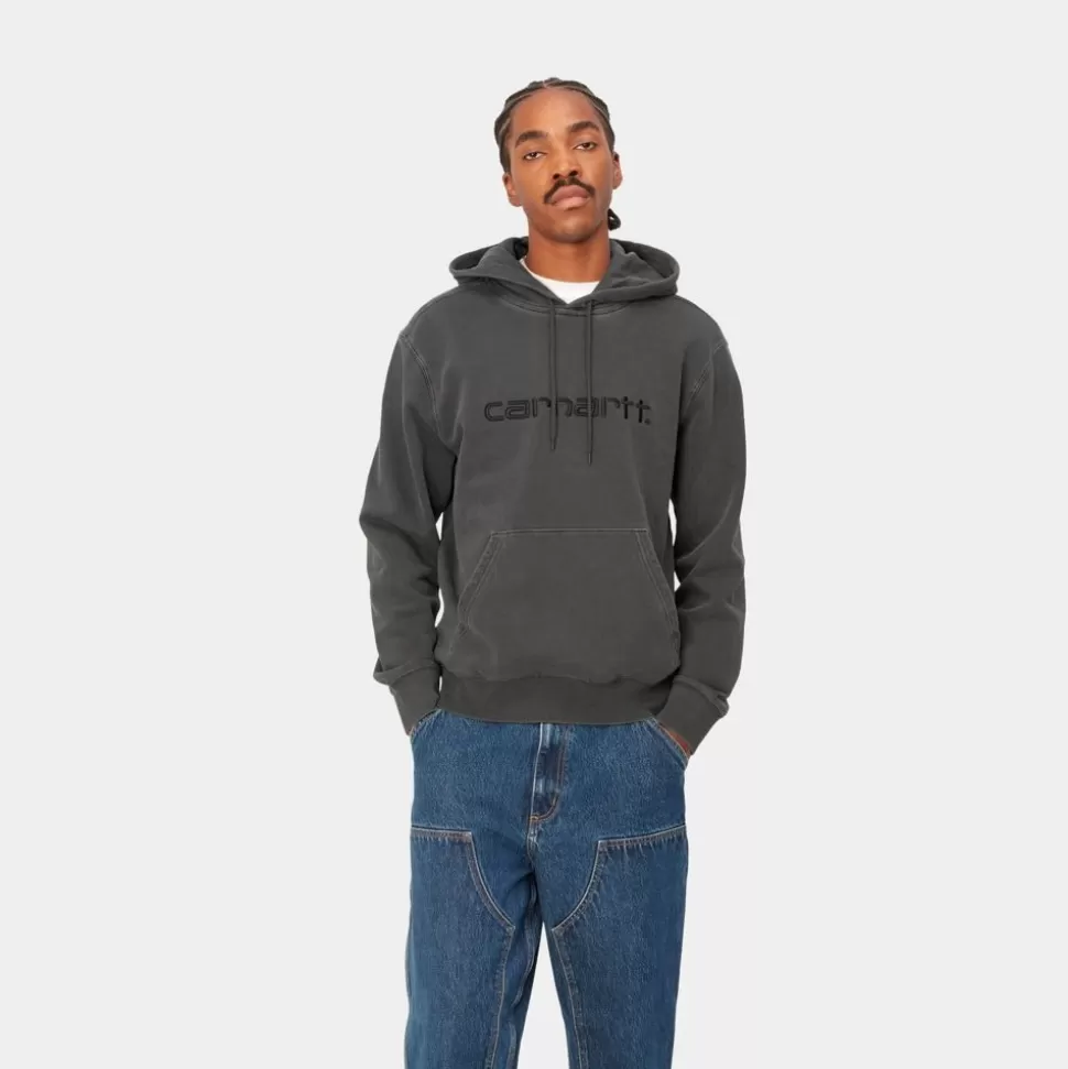 Carhartt WIP Duster Sweatshirt Med Haette | Sort (Beklaedningsgenstand Farvet) Sale