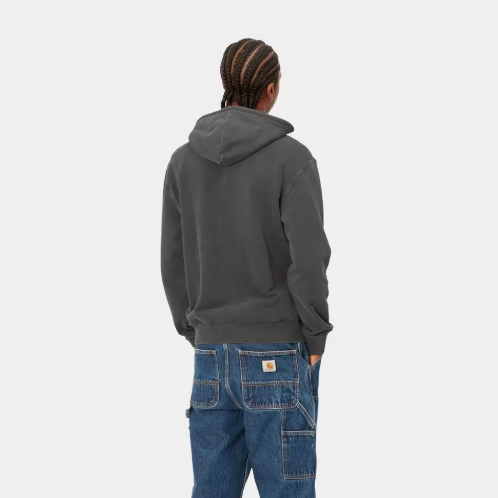 Carhartt WIP Duster Sweatshirt Med Haette | Sort (Beklaedningsgenstand Farvet) Sale