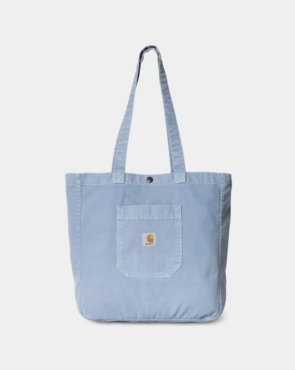 Carhartt WIP Garnison Tote | Frostet Bla (Stenfarvet) Flash Sale