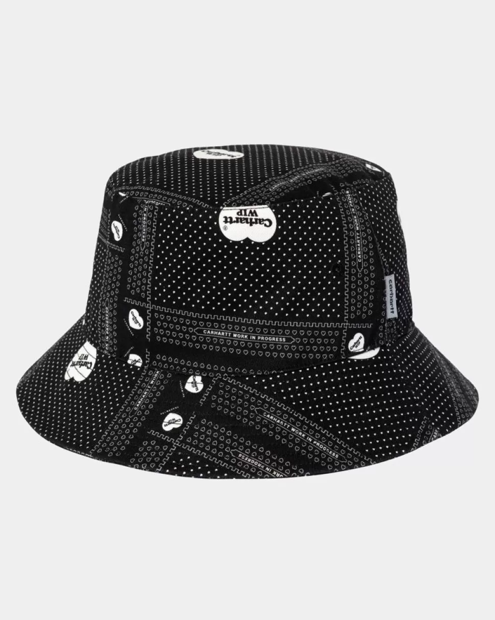 Carhartt WIP Grafisk Bucket Hat | Sort Hjerte Bandana Print Store