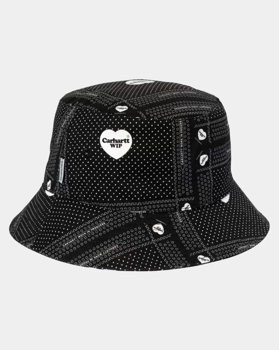 Carhartt WIP Grafisk Bucket Hat | Sort Hjerte Bandana Print Store