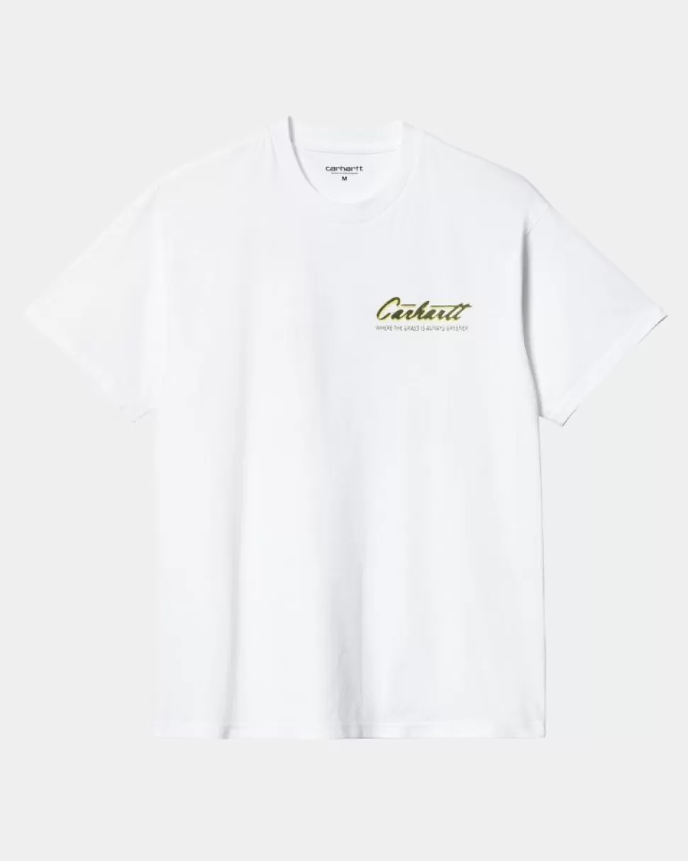 Carhartt WIP Gront Graes T-Shirt | Hvid Cheap