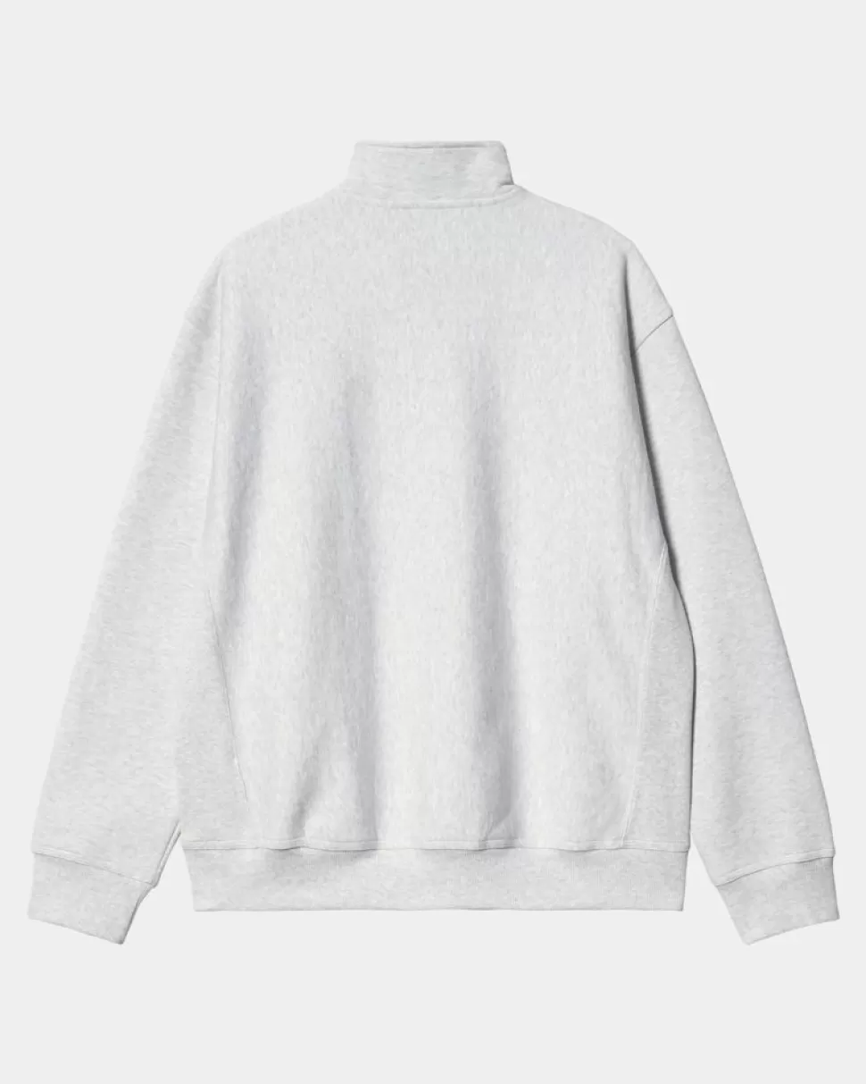 Carhartt WIP Half Zip American Script Sweatshirt | Ask Heather Outlet