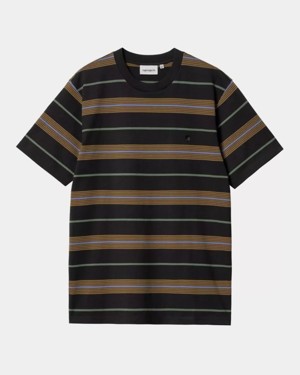 Carhartt WIP Haynes Stripe T-Shirt | Sort Online