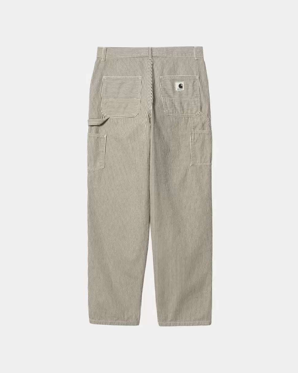 Carhartt WIP Haywood Stripe Single Knee Buks | Voks / Sort New