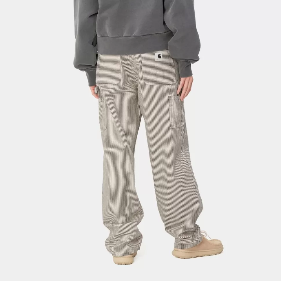 Carhartt WIP Haywood Stripe Single Knee Buks | Voks / Sort New