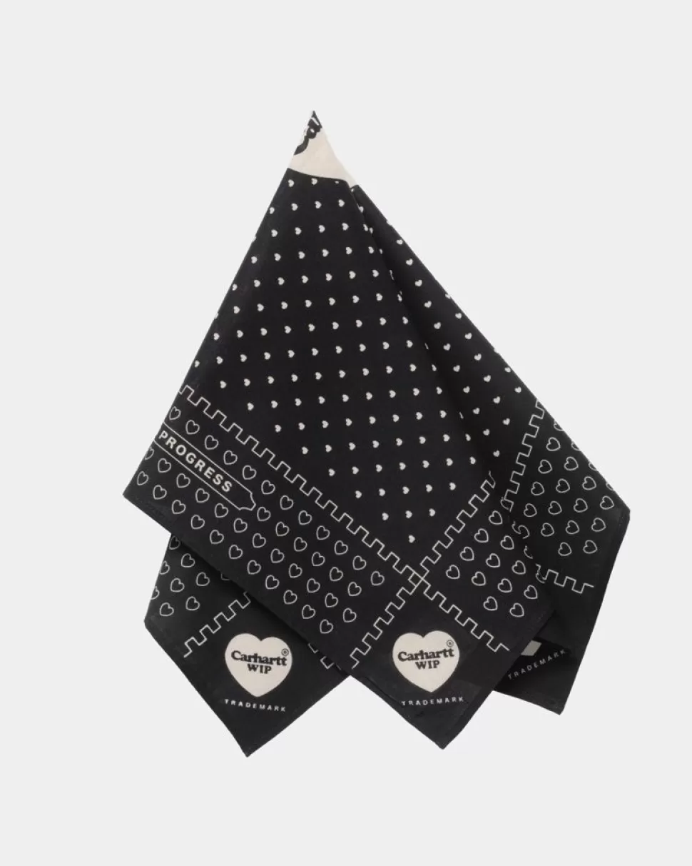 Carhartt WIP Hjertetryk Bandana | Sort Shop