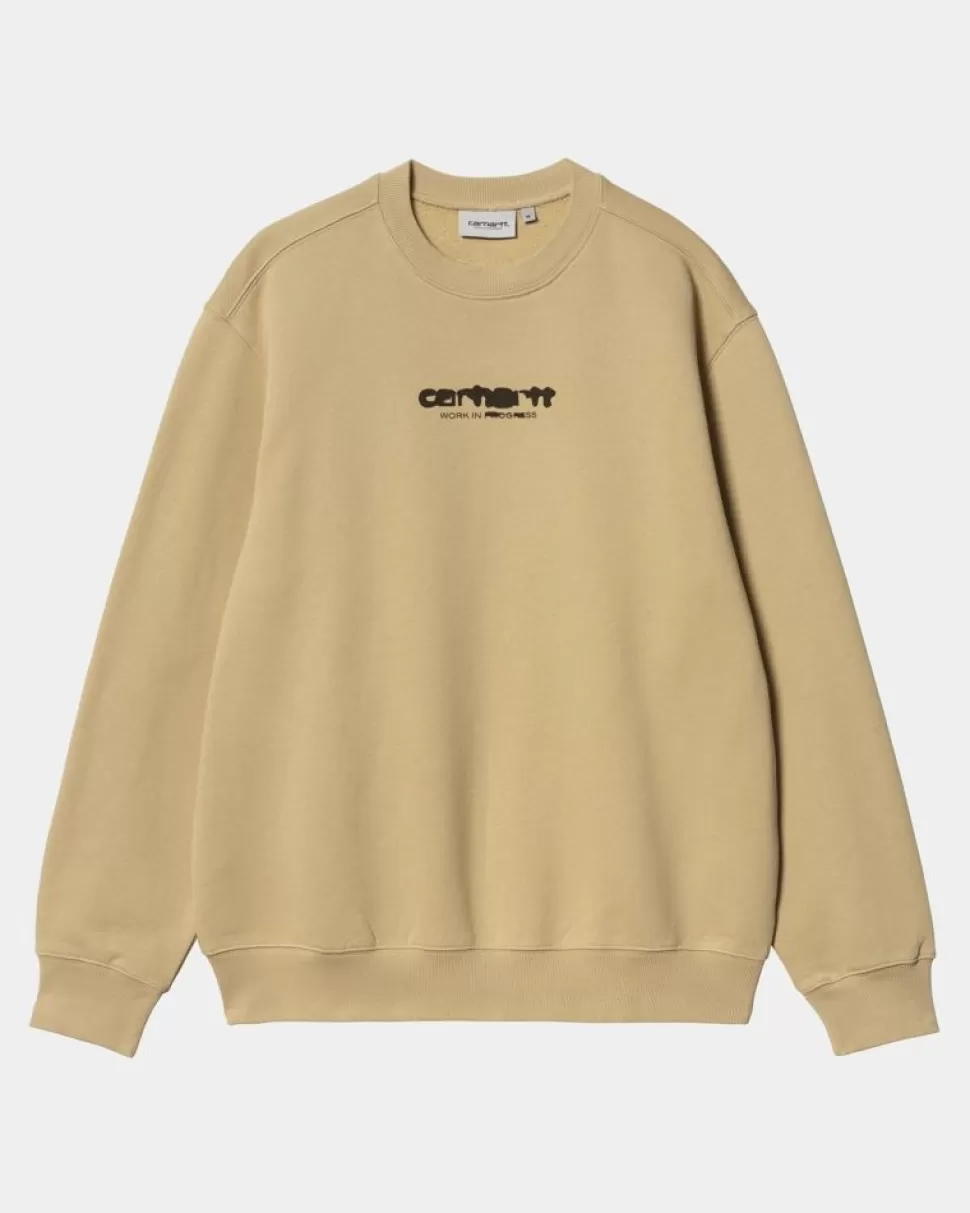 Carhartt WIP Ink Bleed Sweatshirt | Sable / Tobak (Stenvasket) Clearance