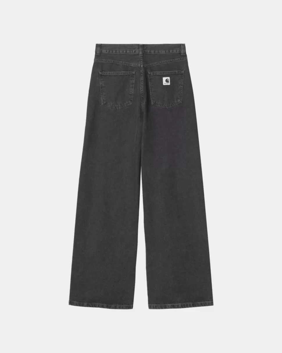 Carhartt WIP Jane Pant | Sort (Heavy Stone Vask) Outlet