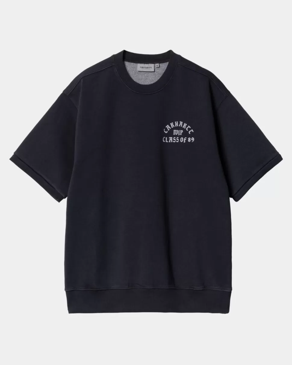 Carhartt WIP Klasse 89 Kortaermet Sweatshirt | Dark Navy Online