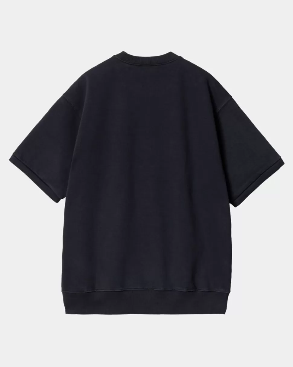 Carhartt WIP Klasse 89 Kortaermet Sweatshirt | Dark Navy Online