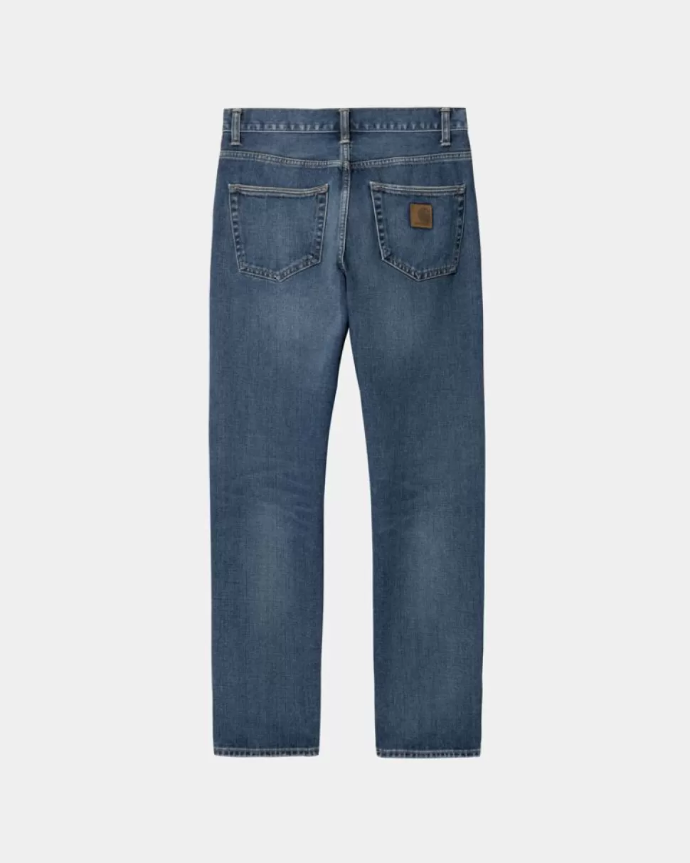 Carhartt WIP Klondike Pant - Maitland Denim | Bla (Mork Brugt Vask) Discount