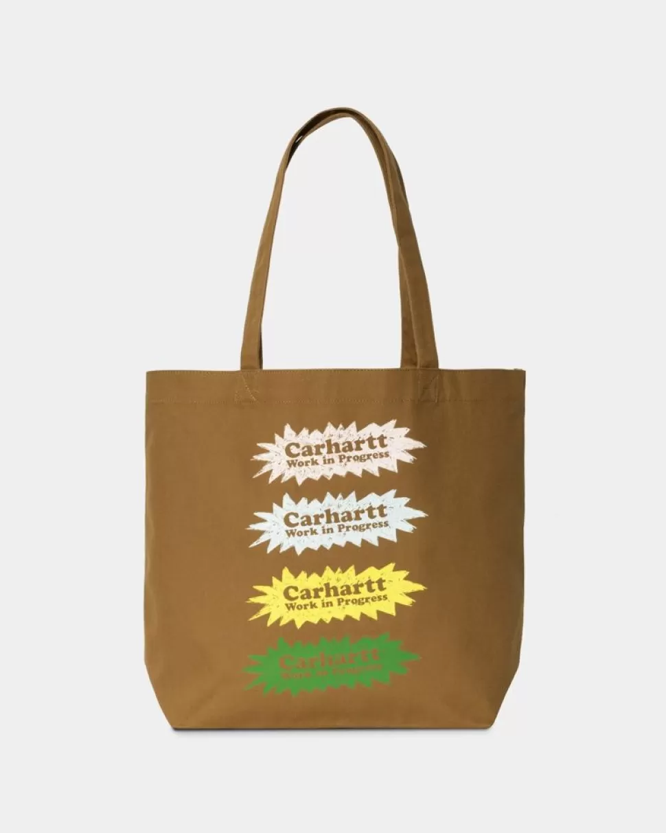 Carhartt WIP Laerred Grafisk Tote | Hamilton Brown Bam Print Outlet