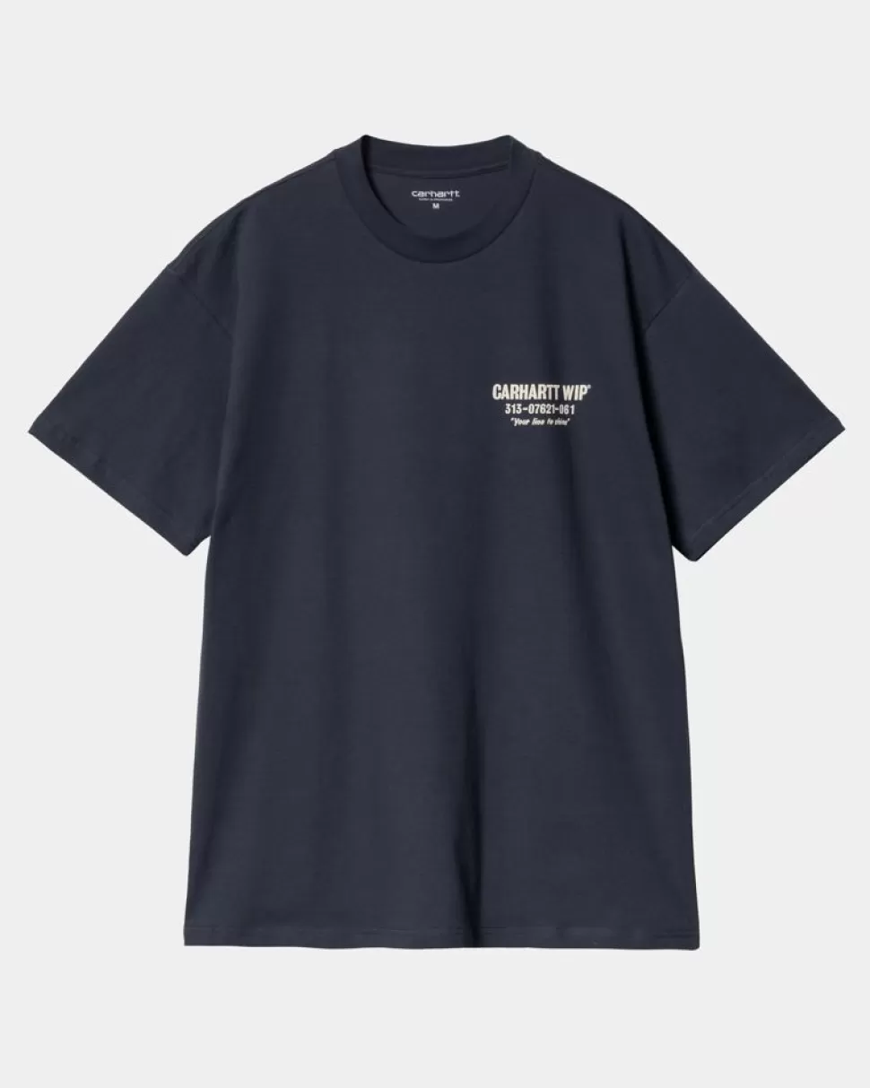 Carhartt WIP Less Troubles T-Shirt | Bla / Voks Hot