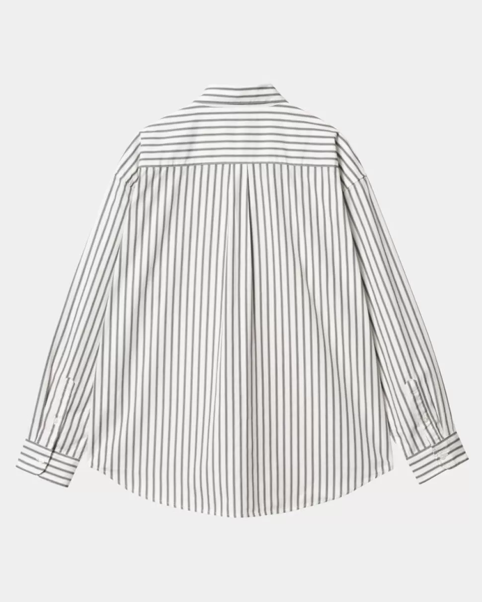 Carhartt WIP Ligety Stripe Shirt | Voks / Sort Flash Sale