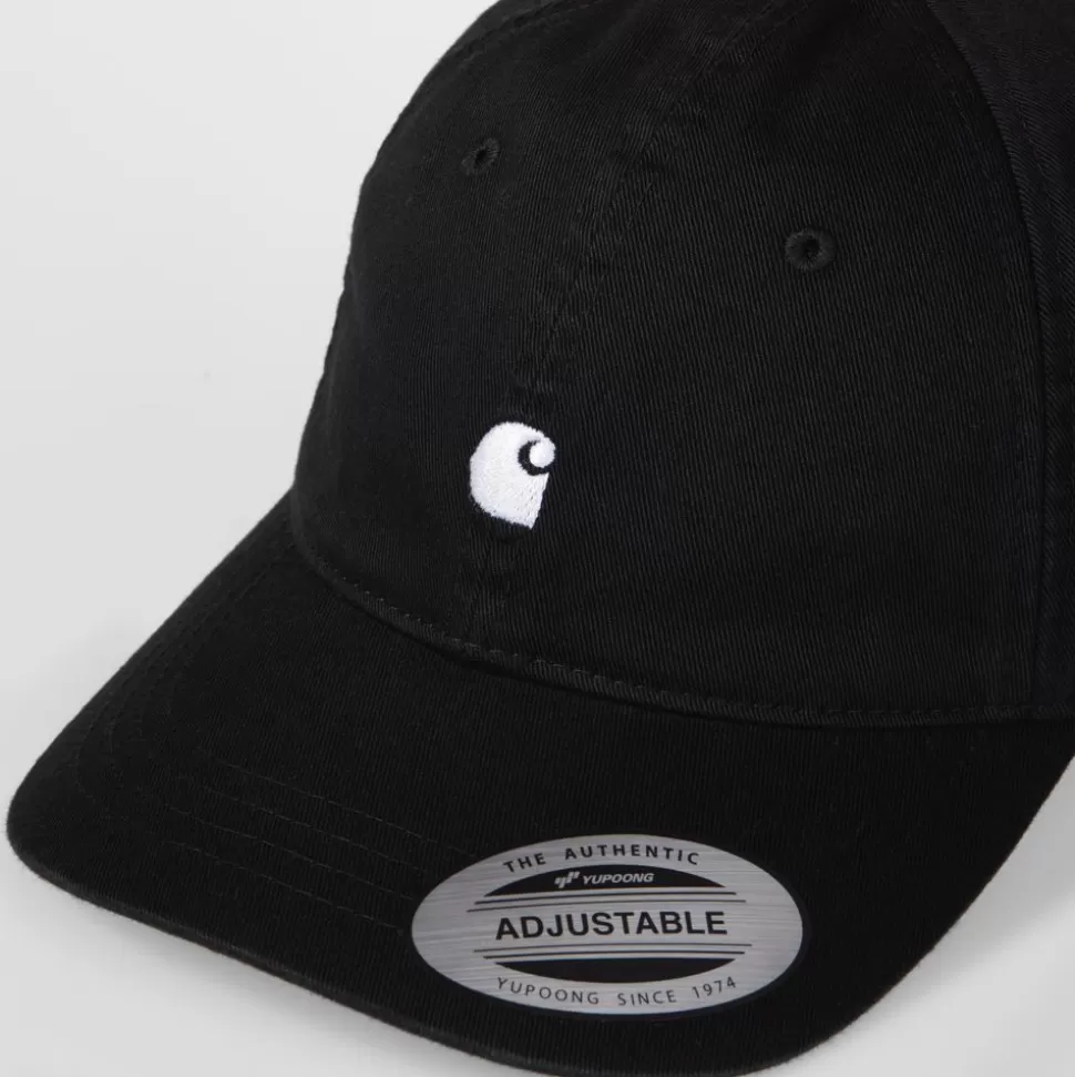 Carhartt WIP Madison Logo Kasket | Sort Hvid Cheap