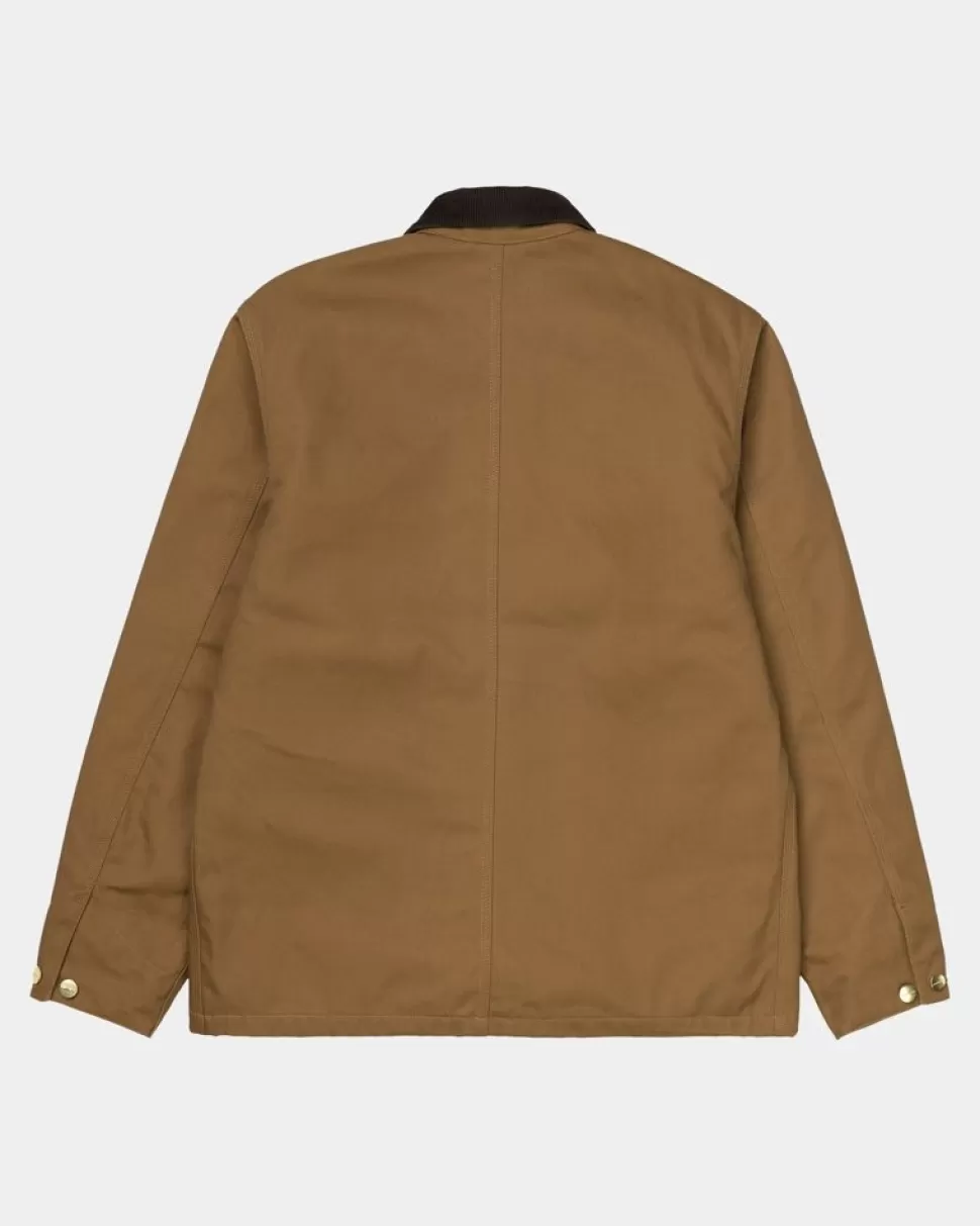 Carhartt WIP Michigan Chore Coat (Vinter) | Hamilton Brown / Tobak (Stiv) Discount