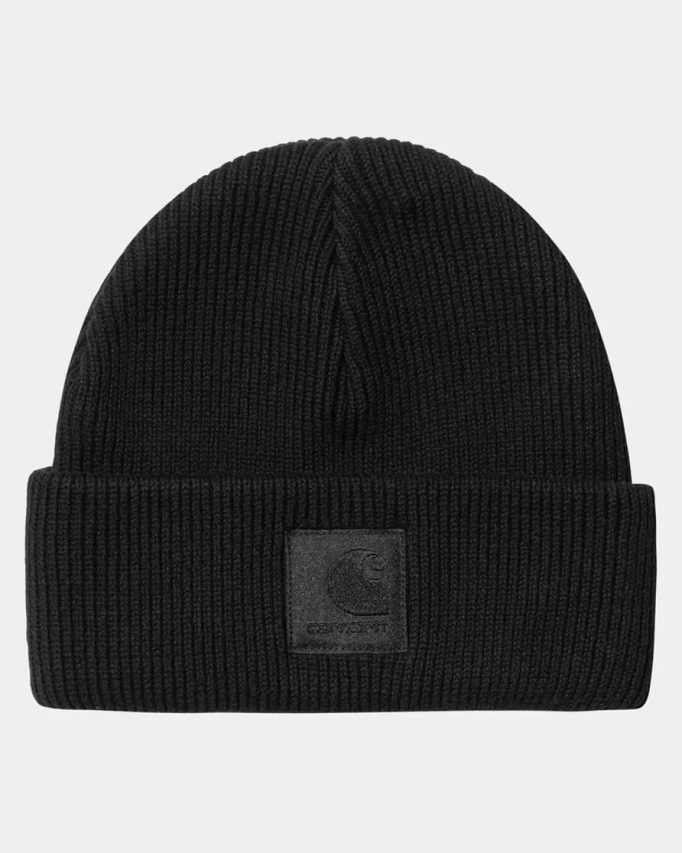 Carhartt WIP Milo Beanie | Sort Hot