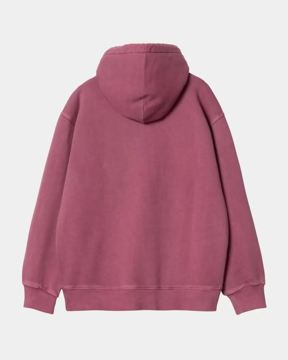 Carhartt WIP Nelson Sweatshirt Med Haette | Magenta New