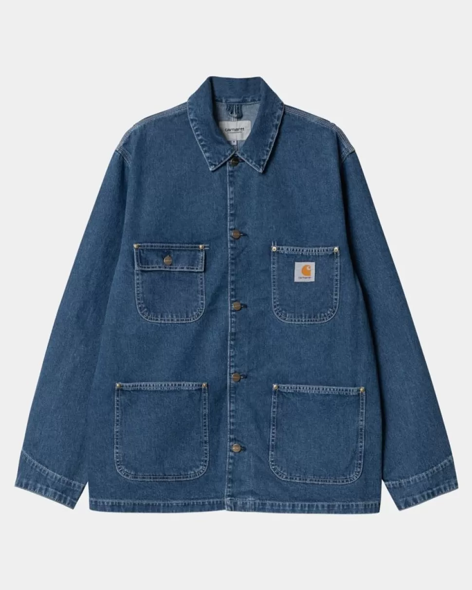 Carhartt WIP Og Chore Coat (Forar) | Bla (Stenvasket) Flash Sale