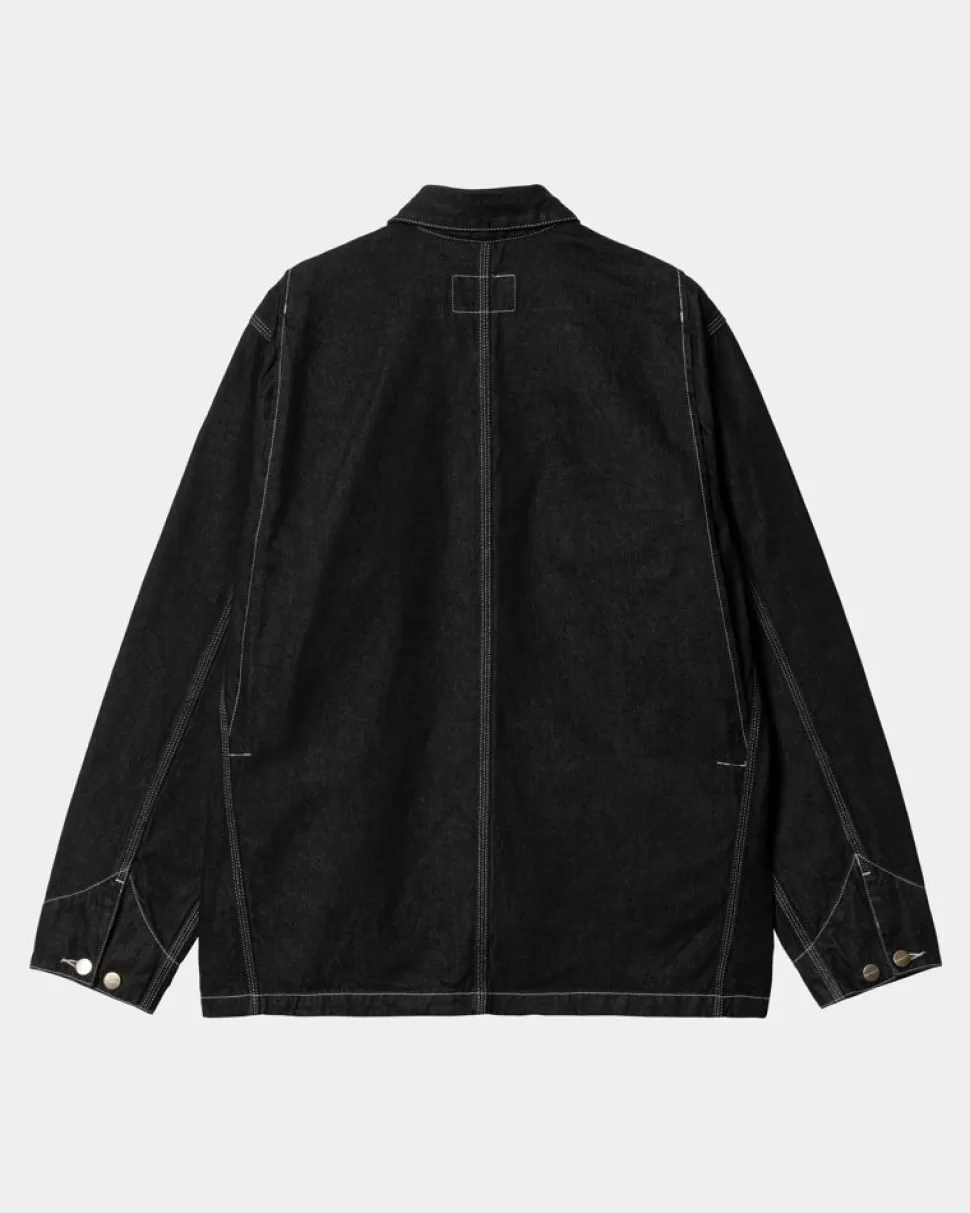 Carhartt WIP Og Chore Coat (Forar) | Sort (En Vask) Sale