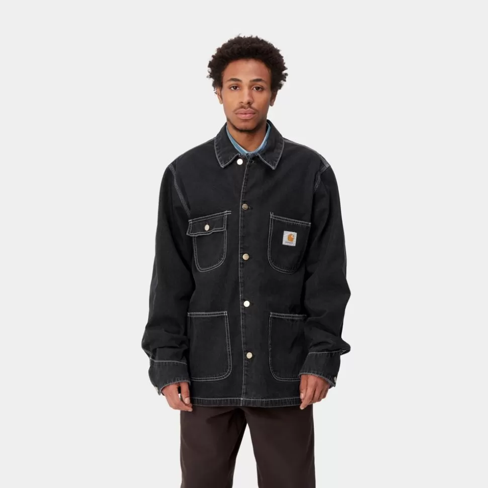 Carhartt WIP Og Chore Coat (Forar) | Sort (Stenvasket) Best Sale