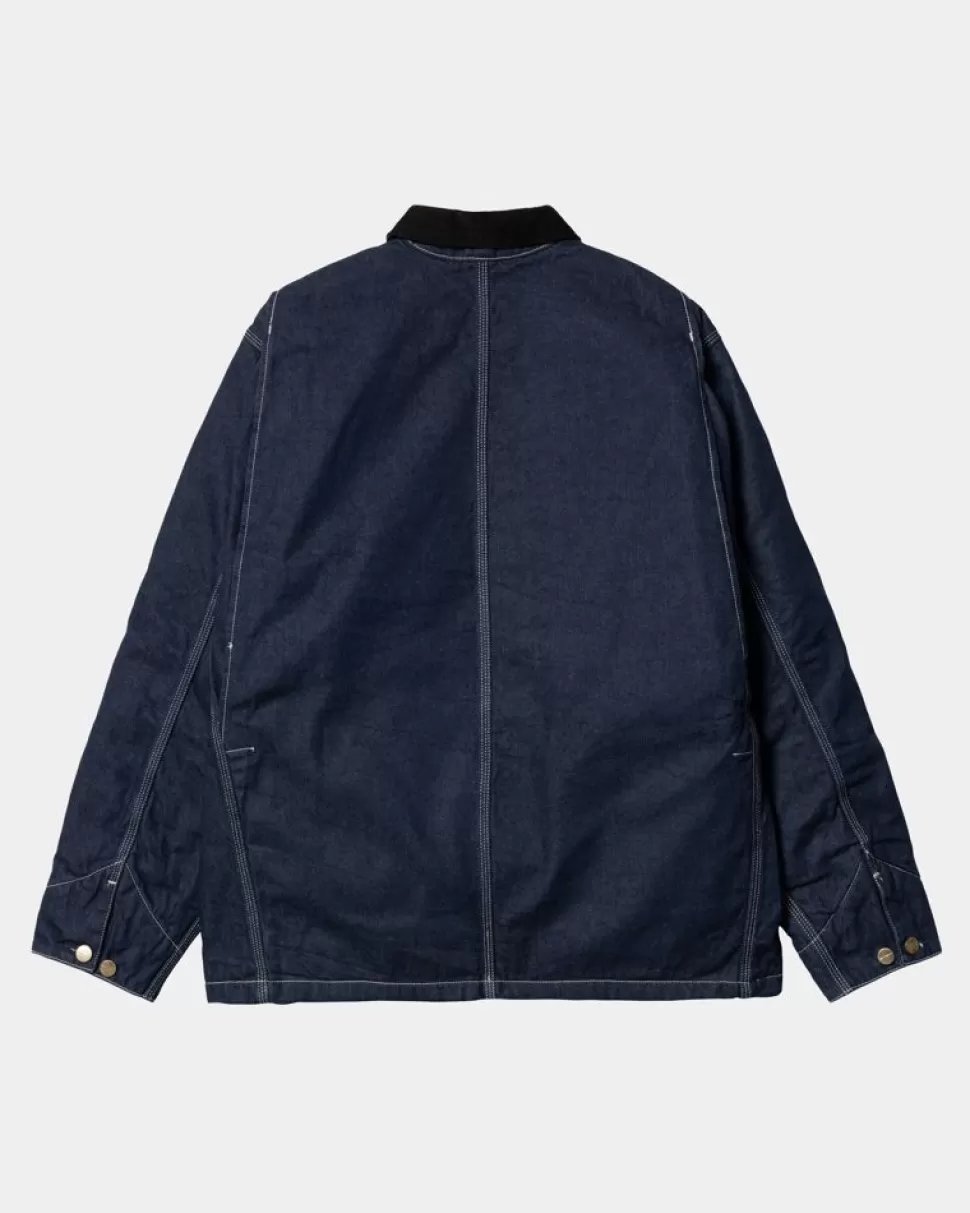 Carhartt WIP Og Chore Coat (Vinter) - Denim | Bla (En Vask) Best