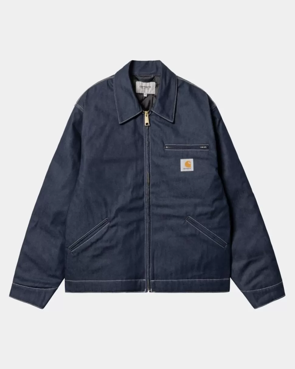 Carhartt WIP Og Detroit Jakke (Forar) | Bla (Stiv) New