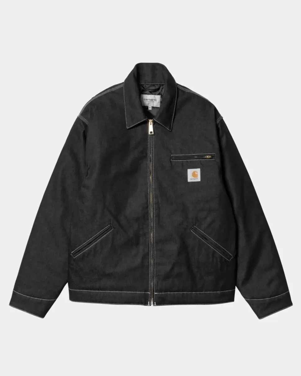 Carhartt WIP Og Detroit Jakke (Forar) | Sort (Stiv) Outlet
