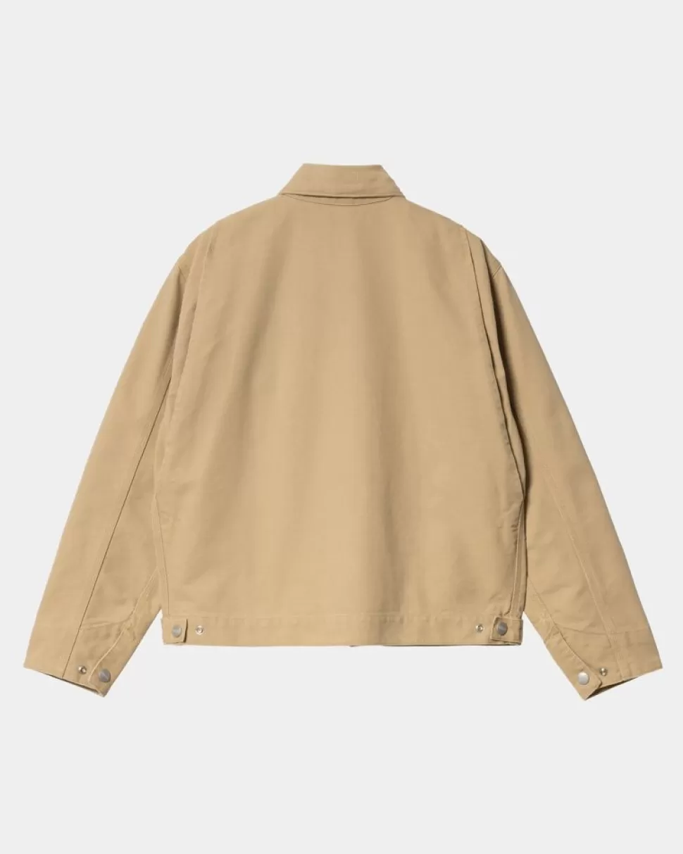 Carhartt WIP Og Detroit-Jakke Til Kvinder | Bourbon / Bourbon (Aeldret Laerred) Flash Sale