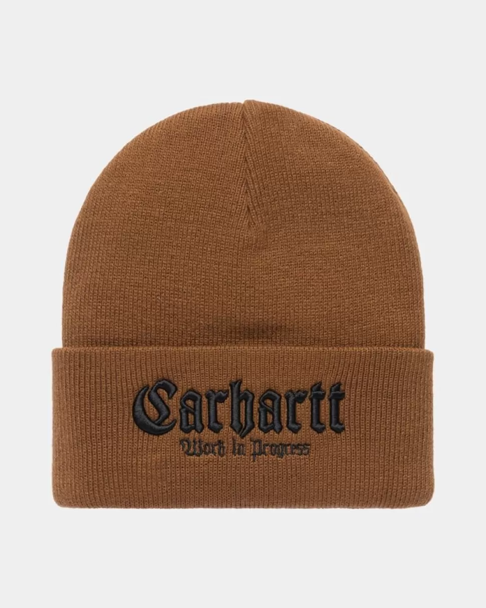 Carhartt WIP Onyx Beanie | Hamilton Brun / Sort Online