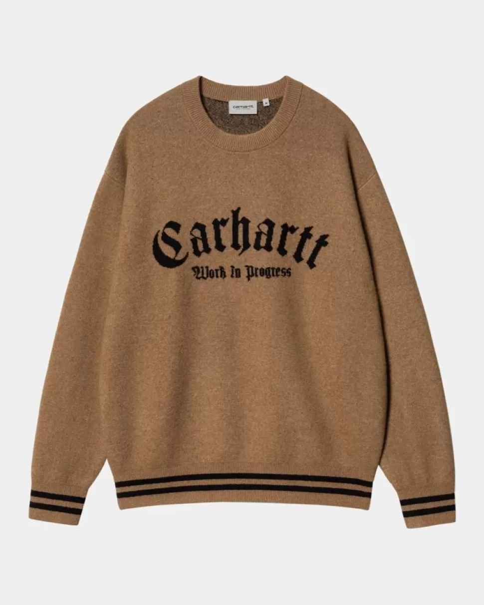 Carhartt WIP Onyx Sweater | Hamilton Brun / Sort Sale